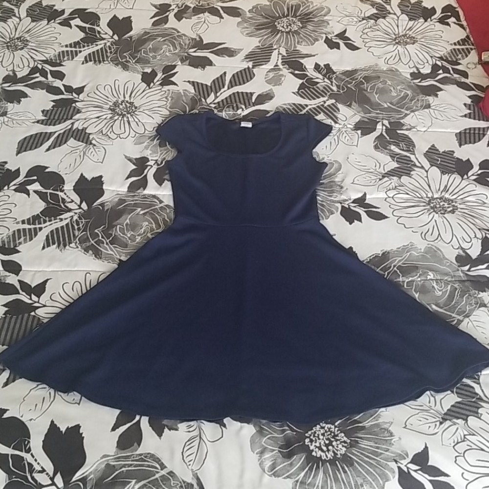 Navy blue dress